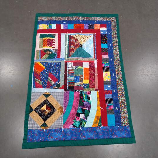 Multicolor Baby Quilt Blanket image number 1