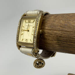 Designer Michael Kors MK-2213 Gold-Tone Stainless Steel Analog Wristwatch