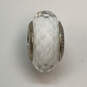 Designer Pandora S925 ALE Sterling Silver White Iridescent Beaded Charm image number 4