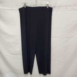 Eileen Fisher WM's Elastic Black Trousers Size L