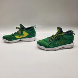 Adidas D Lillard 2 Oakland A's Primeknit Basketball Sneakers Green/Yellow Men's Size 10 alternative image