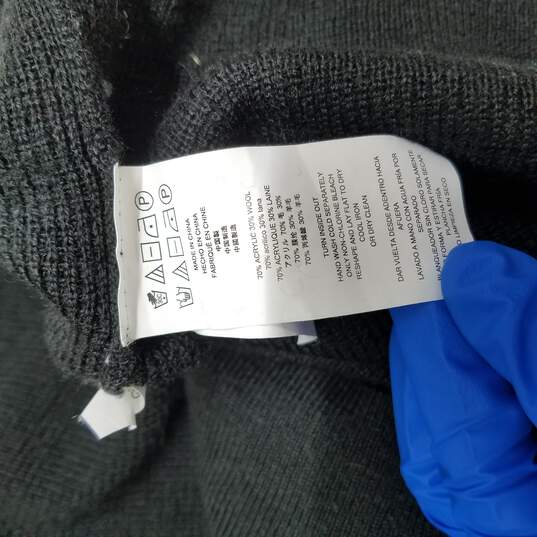 Women's Michael Kors black knit wool blend hoodie XL image number 3