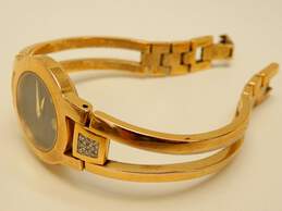 Ladies Movado Amorosa 0.18 CTTW Diamond Gold Tone Swiss Quartz Watch 37.0g alternative image