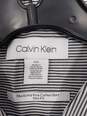 Calvin Klein Men's Cotton Pinstripe Button Up Dress Shirt Size L NWT image number 3