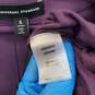 Wm Universal Standard Polo Long Sleeve Shirt Purple Sz S W/Tags image number 3