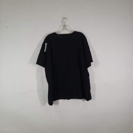 Mens Regular Fit Crew Neck Short Sleeve Chest Pocket Pullover T-Shirt Size 2XL image number 2