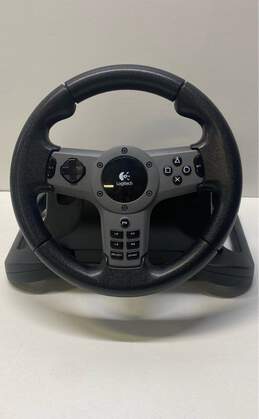 Logitech Driving Force Wheel Wireless-SOLD AS IS, UNTESTED, NO POWER CABLE