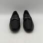 Andrew Fezza Mens Black Horsebit Moc Toe Slip-On Loafers Size 8.5 image number 3