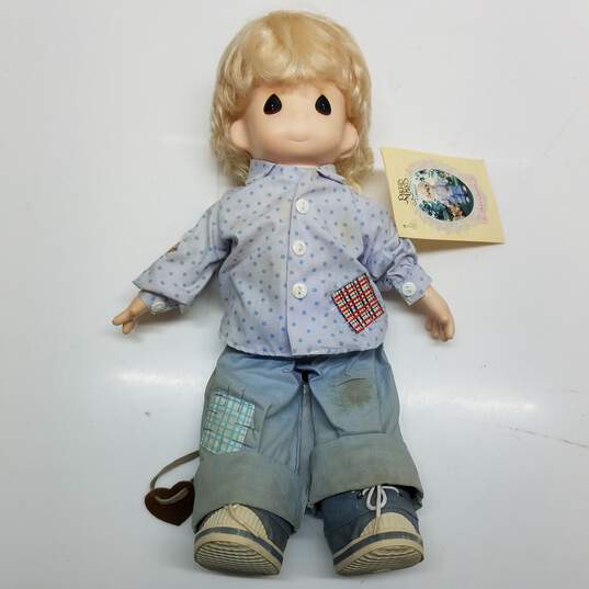 Vintage 90s Precious Moments Philip #1035 16 In. Doll image number 2