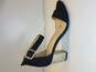 Andrea Women's Suede Black Glitter Heels Size 9 image number 1