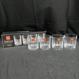 Set of 4 RCR Timeless Cocktail Crystal Glasses IOB