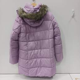 Women’s Talbots Faur Fur Trimmed Puffer Jacket Sz L alternative image