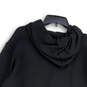 NWT Womens Black Long Sleeve Regular Fit Pullover Hoodie Size Large image number 4