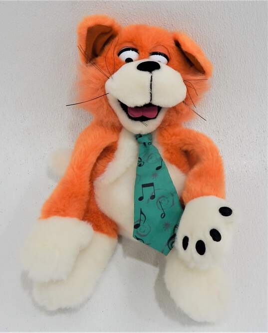 Addison Wesley Arpeggio The Cat Plush Hand Puppet Educational Classroom Tool image number 1