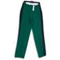 NWT Ann Taylor Womens Green Black Elastic Waist Pull-On Ankle Pants Size MT image number 1