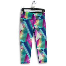 Victoria's Secret Sport Womens Multicolor Abstract Cropped Leggings Size M