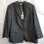 Caslon Women's Dark Grey Viscose/Wool Blend Suit Jacket Blazer Size 18W image number 1