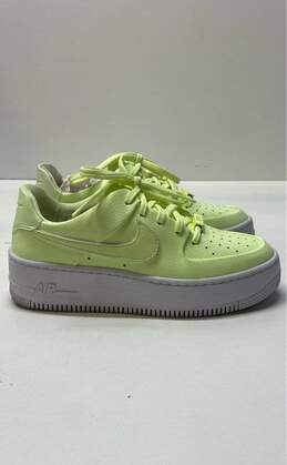Nike Air Force 1 Sage Low Barely Volt Sneakers Yellow 6.5