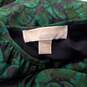Michael Kors 'Nila' Women's Green Peacock Print Drop Waist Dress Size M image number 4