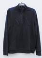 Men's Armani Exchange Black Zip Up Sweatshirt Size M image number 1