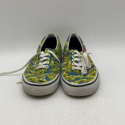 Womens Green Toy Story Alien Lace-Up Low Top Round Toe Sneaker Shoes Size 7.5