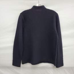 VTG Pendleton WM's Black Full Zip 100% Merino Wool Cardigan Size M alternative image