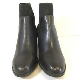 Steve Madden Leather Erika Ankle Boots Black 8.5