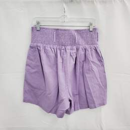 Lucy & Lak Organic Cotton Lilac Adele Shorts NWT Size L alternative image