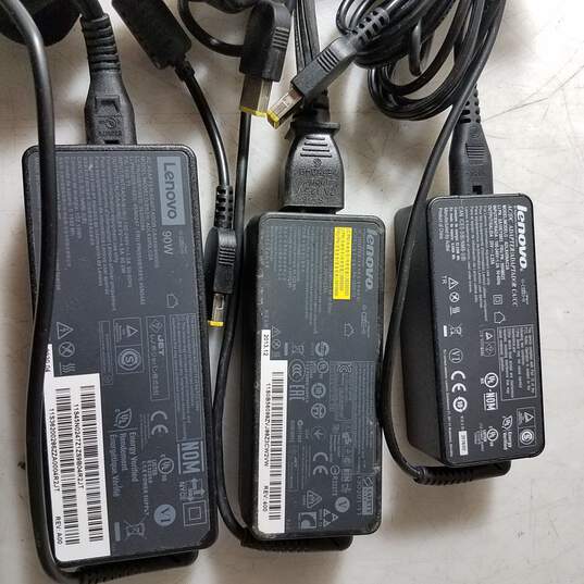 Lot of Three Lenovo Laptop Power Adapters image number 3