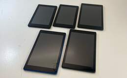 Amazon Fire Tablets Assorted Models Lot of 5 (For Parts or Repair)