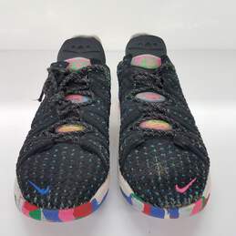 AUNTHENTICATED COA Nike Lebron 18 James Gang Unisex Sneakers Size 7Y-CW2760-002 alternative image