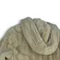 NWT Simply Vera Vera Wang Womens Beige Fleece Hooded Full-Zip Jacket Size Large image number 4