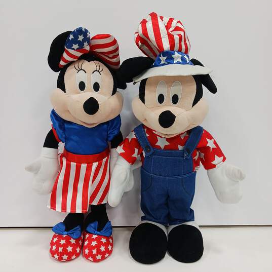 Micky & Minnie Mouse Americanaxxc Plushies image number 1