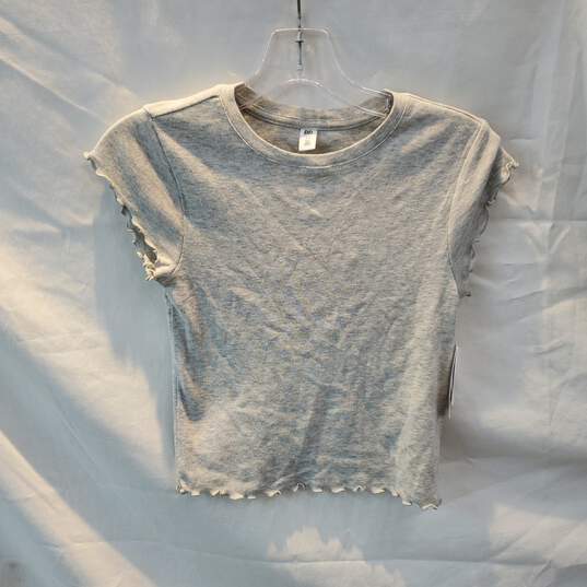 BP Light Heather Gray Short Sleeve Top NWT Size XS image number 1