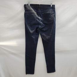 Eileen Fisher Organic Cotton Blend Dark Blue Jeans Size 10 alternative image