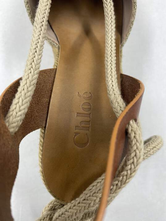Chloe Brown Mule Casual Shoe Women 5.5 image number 5