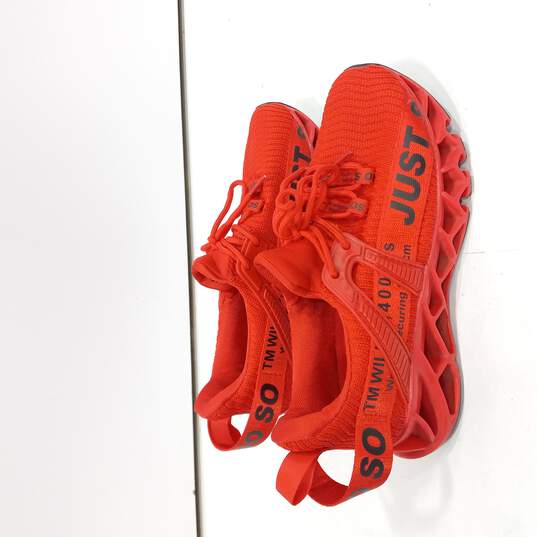Just SO SO 37 Red Tennis Shoes (No Size or Gender Found On Shoes) image number 3