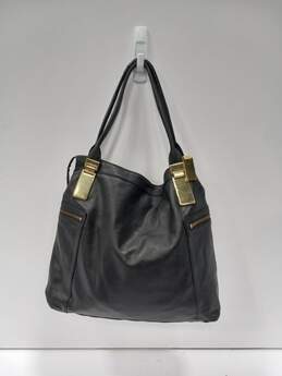 Women's Black Leather Banana Republic Handbag alternative image