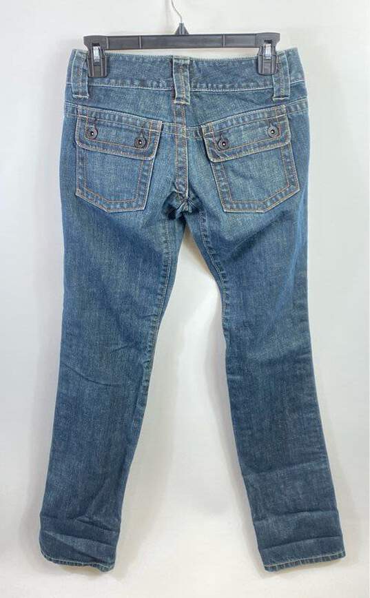Armani Exchange Women Blue Straight Jeans Sz 2 image number 2
