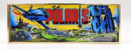 VTG 1980 Polaris Shooter Arcade Game Plexiglass Marquee Sign Taito