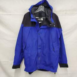 VTG 90's The North Face MN's Gore Tex Blue & Black Mountain Parka Jacket Size L