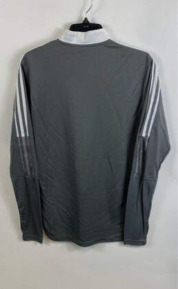 NWT Adidas Mens Gray Houston Dynamo Soccer FC Long Sleeve T-Shirt Size Small alternative image