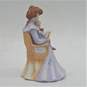 1990 EHW San Francisco Music Box Figurine Women Reading To Daughter & Cat image number 2