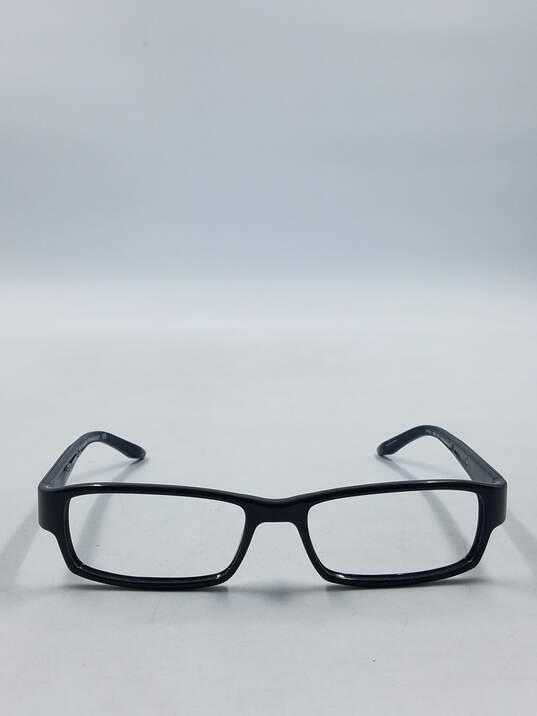 Armani Exchange Black Rectangle Eyeglasses image number 2