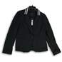 NWT Womens Black Notch Lapel Long Sleeve Single Breasted Blazer Size 8 image number 1
