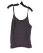 Womens Gray Heather Scoop Neck Sleeveless Pullover Tank Top Size XL image number 1