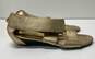 Michael Kors Gold Leather Strappy Sandals Shoes Size 7.5 M image number 3