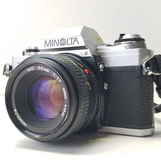 Minolta X-370 35mm SLR Camera with 2 Lenses image number 2
