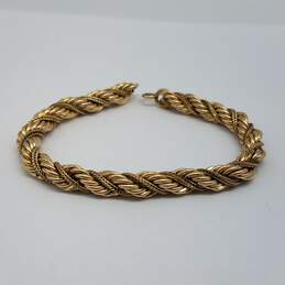 10k Gold Heavy Chunky 6.5mm Rope Chain Bracelet 24.1g alternative image