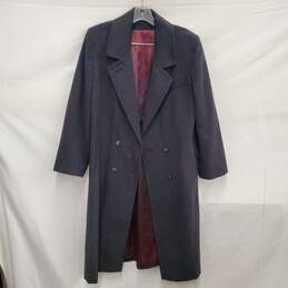 TG Reil WM's Gray Cashmere Wool & Polyester Blend Overcoat Sz. 38